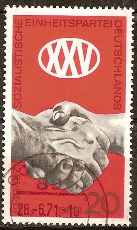 1946-1971 Partido Socialista Unificado de Alemania (DDR).