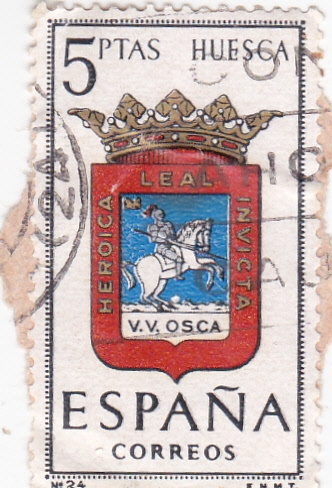 HUESCA- Escudos de las capitales españolas (13)
