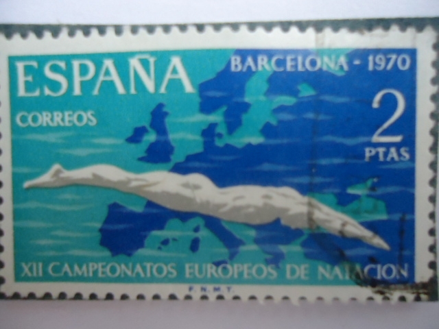 XII Campeonatos Europeos de Natación - Barcelona 1970