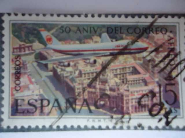 50 Aniversario de Correo - Boeing 747 de Iberia.