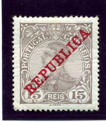 Manuel II con sobrecarga de Republica