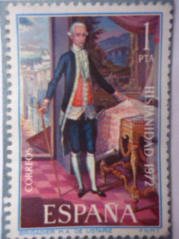 Ed. 2107- Hispanidad Puerto Rico-Brigadier: Miguel A. de Ustáriz.