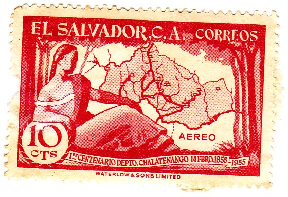 1er. centenario depto. chalatenango 14 febrero 1855-1955