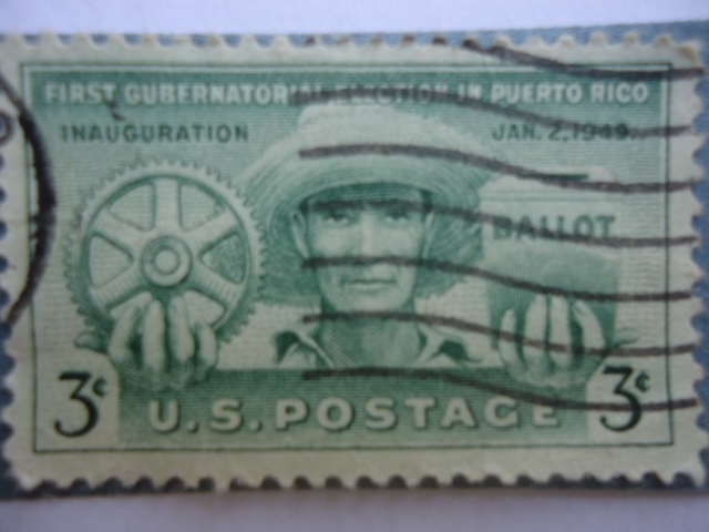 Primera Elección para Gobernador en Puerto Rico Jan. 2. 1949- VOTACIÓN