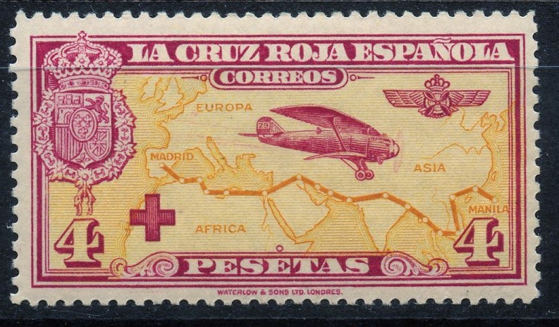 ESPAÑA 348 CRUZ ROJA ESPAÑOLA