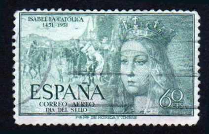 1951 V Centenario del nacimiento de Isabel la Católica - Edifil:1097