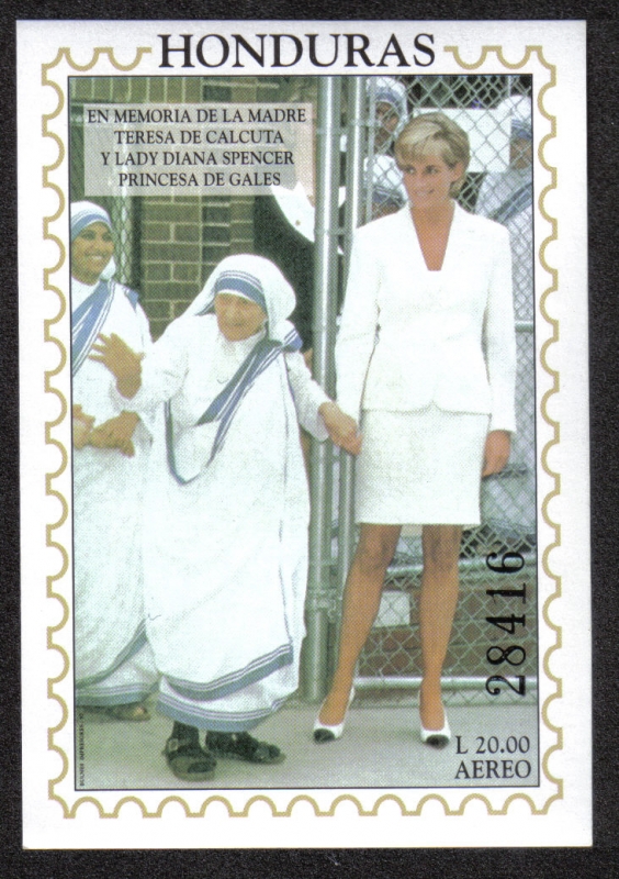 En memoria de la Madre Teresa de Calcuta y Lady Diana Spenser Princesa de Gales