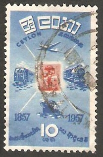 Centº del sello ceilandés, medios de transportes