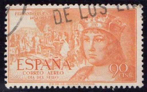 1952 V centenario del nacimiento de Fernando el Católico - Edifil:1112