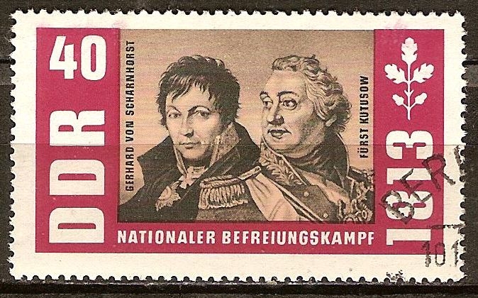 Lucha nacional por la liberación 1813. Gerhard von Scharnhorst, el príncipe Kutuzov,(DDR).