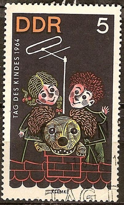 Día del Niño,1964.Personajes de programas infantiles(DDR).