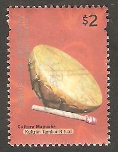 2204 - Kultrún tambor ritual, de la Cultura Mapuche