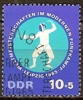 Campeonato del Mundo de Pentatlón Moderno - Leipzig 1965(DDR)