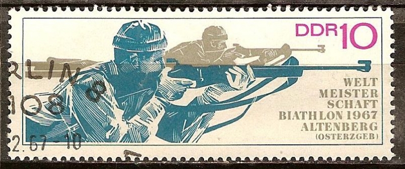 Campeonato Mundial de Biatlón, Altenburg-DDR.