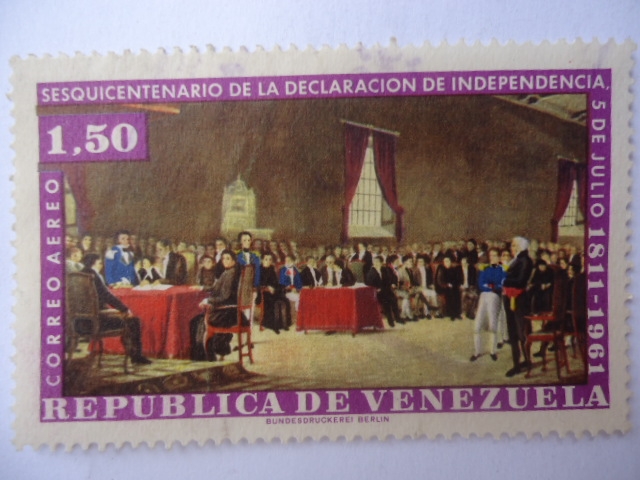 Sesquicentenario de la Declaración de Independencia 81811-1961)