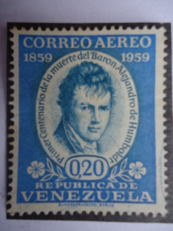 Prímer Centenario de la Muerte del Barón Alejándro de Humboldt 1859-1959