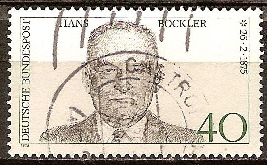 Centenarios Nacimientos. Hans Bockler (dirigente sindical).