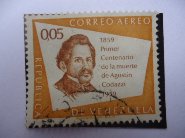 Primer Centenario de la Muerte de Agustín Codazzi - 1859-1959
