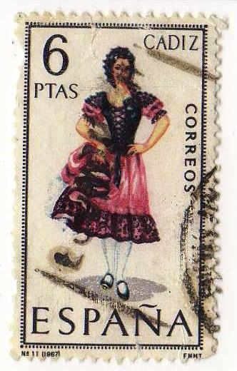 1777.- Trajes Tipicos Españoles. (I Grupo). Cadiz.