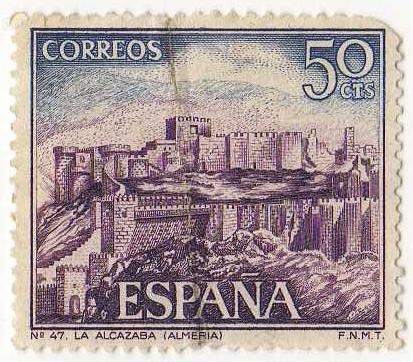 1982.- Serie Turistica (VII Grupo). Alcazaba de Almeria.