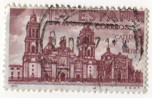 1997.- Forjadores de America (11ª Serie). Mejico. Catedral de Mejico.