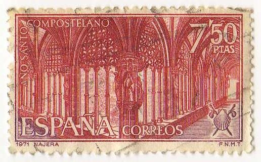 2050.- Año Santo Compostelano (II Grupo). Claustro de Santa Maria la Real, Najera. (Logroño)