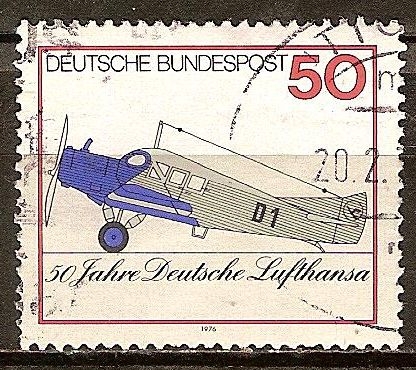 50 Aniv de Lufthansa (compañía aérea pública alemana). Junkers F-13 