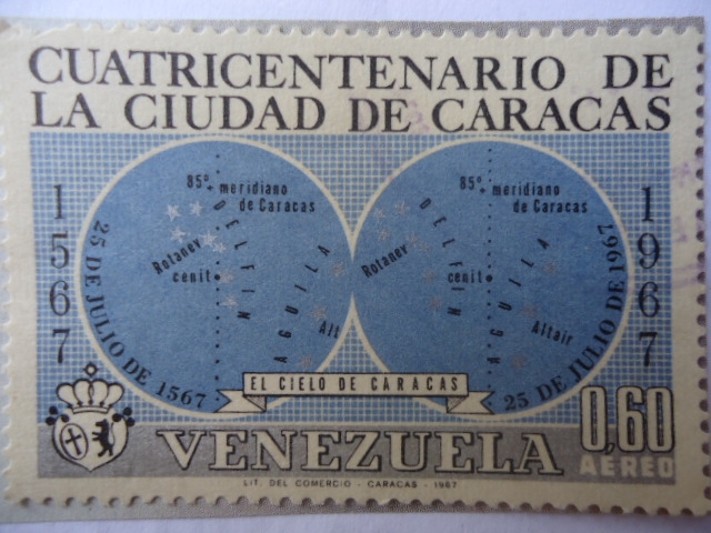 Cuatricentenario de la Ciudad de Caracas 1567-1967 - El Cielo de Caracas