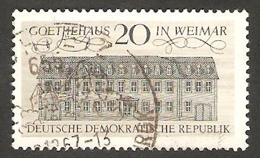1026 - Casa de Goethe, en Weimar