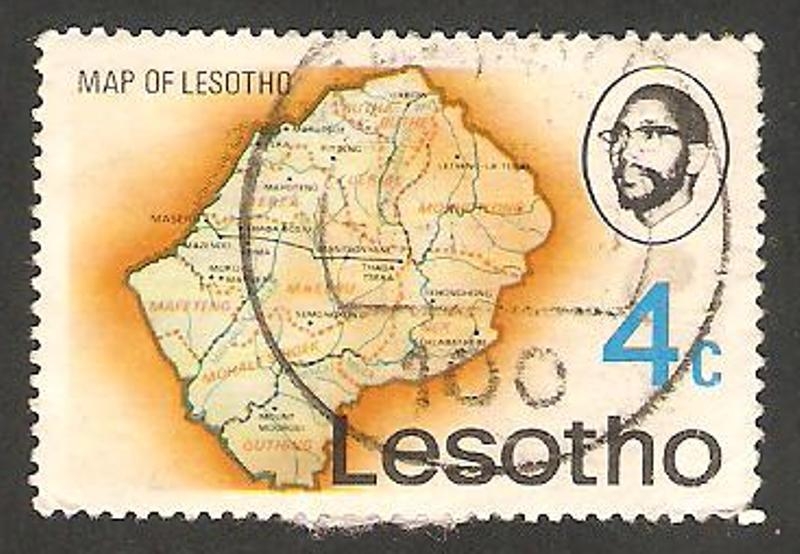 303 - Mapa de Lesotho