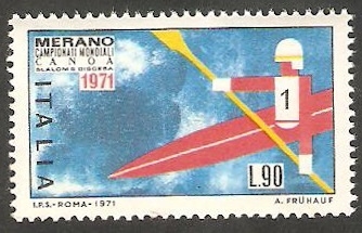 1077 - Campeonato mundial de canoa, en Merano