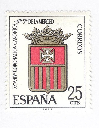 Edifil 1521.75 Aniversario de la coronación canónica de NªSra de la Merced