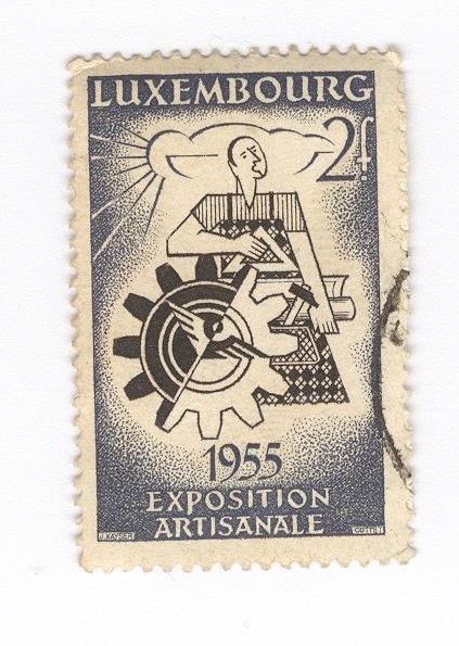 Exposición de artesanía 1955