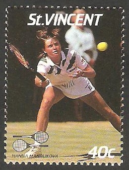 987 - Hanna Mandlikova, tenista