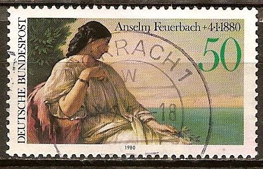  Centenario de la muerte de Anselm Feuerbach (artista). 