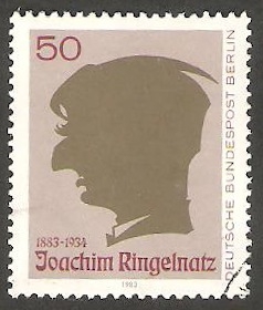 Berlin - 663 - Centº del nacimiento del poeta y pintor Joachim Ringelnatz