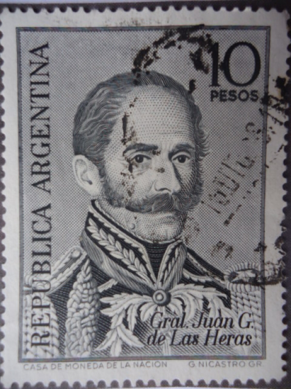 Gen. Juan Gualberto Gregorio de las Heras 1780-1866