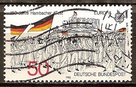 Europa-CEPT.150 años Festival de Hambach.