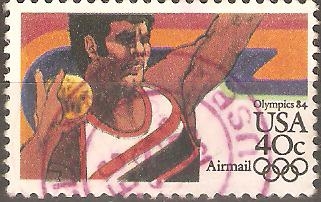 JUEGOS  OLÌMPICOS  1984.  LANZAMIENTO  DE  PESO.