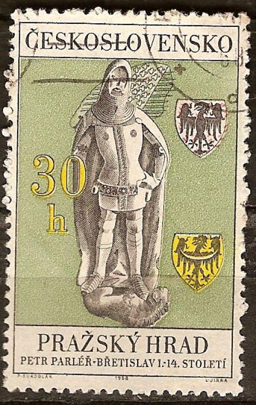 Náhrobek Břetislava I., kol.1370.