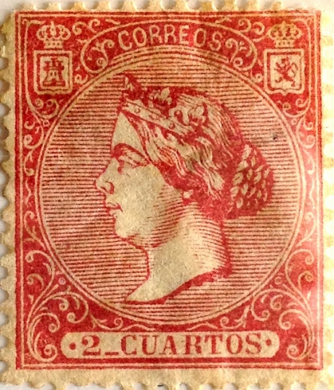 2 cuartos 1866