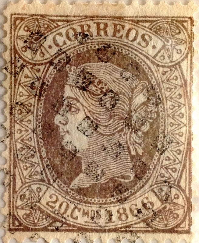 20 céntimos 1866