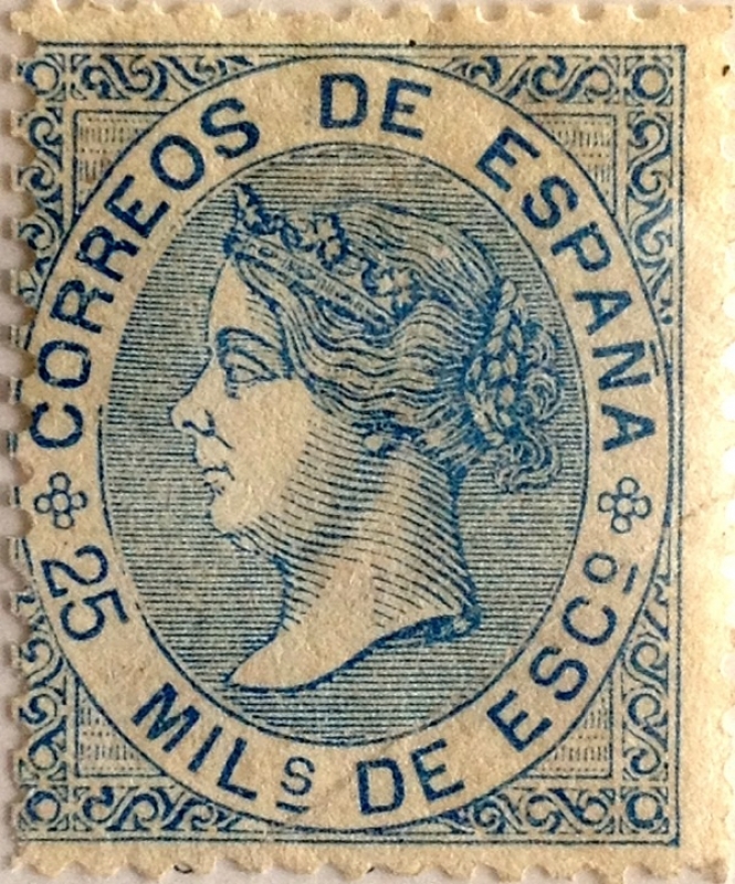 25 milésimos 1868-69