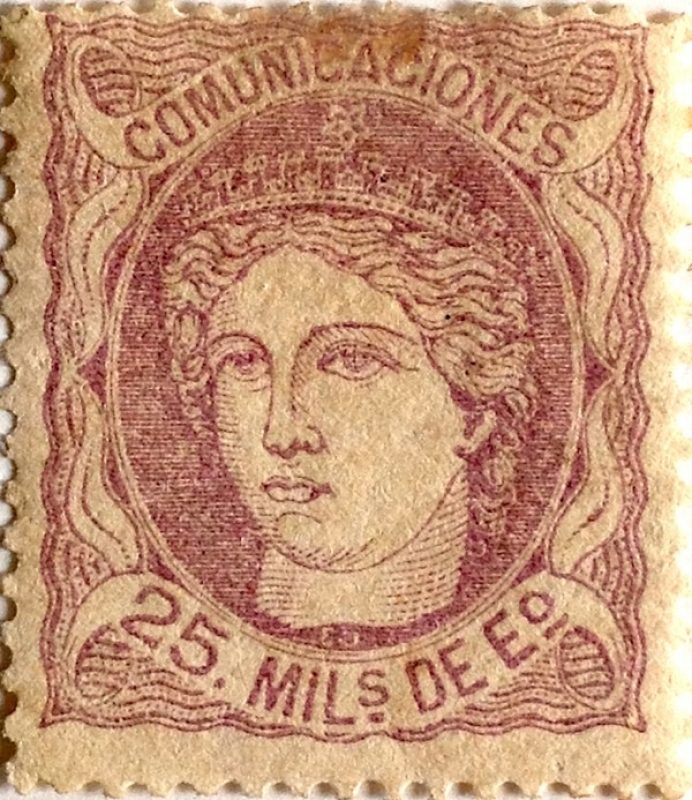 25 milésimos de escudo 1870