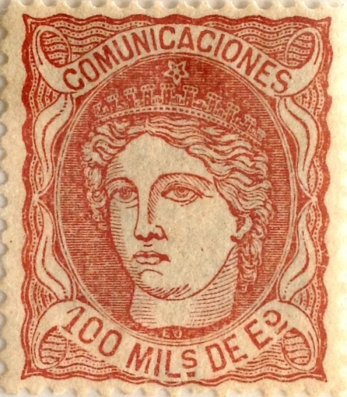 100 milésimos de escudo 1870