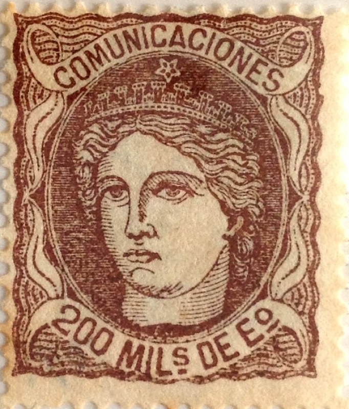 200 milésimos de escudo 1870