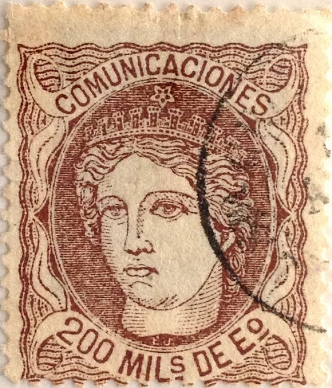 200 milésimos de escudo 1870