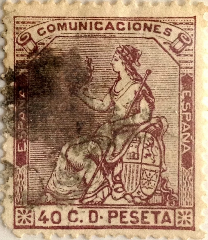 40 céntimos 1873