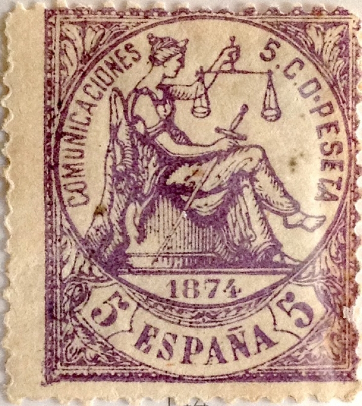 5 centímos 1874
