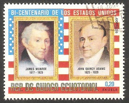 James Monroe y John Quincy Adams